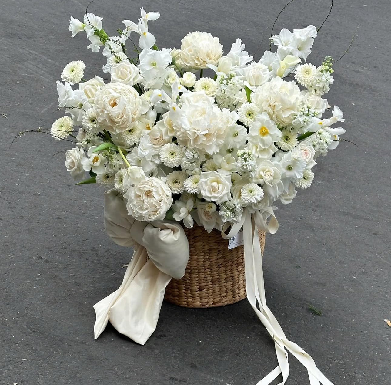Heavenly Bloom Flower Basket